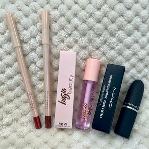 MAC, Saint Luxe, & Basic Beauty Lip Bundle